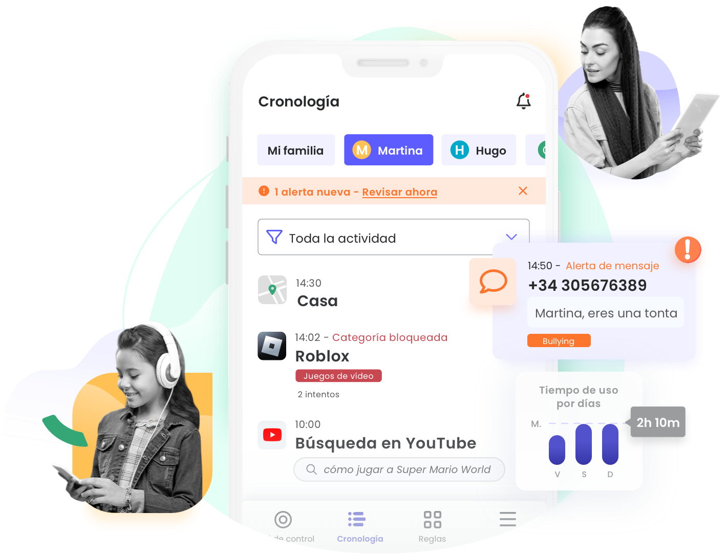 Qustodio - Best parental control app